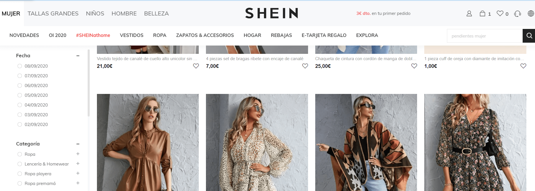 Shein, la tienda de ropa desde China