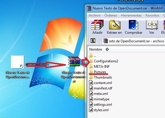 Extraer imagen de un fichero Open Office